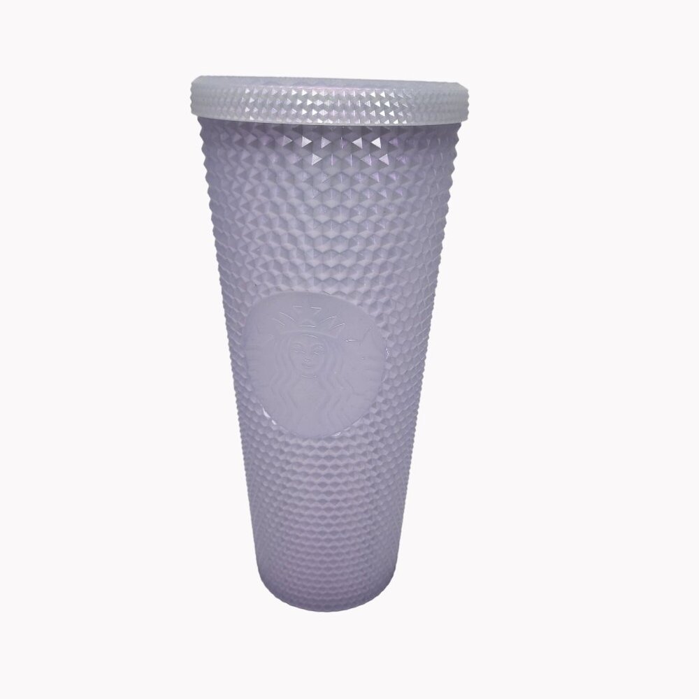 Starbucks 2021 Holiday 24oz Iridescent Icy Purple Cold Cup Tumbler NO STRAW